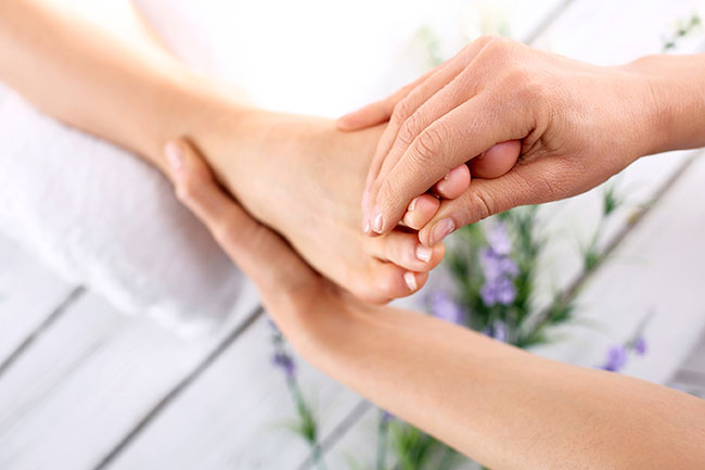 voetverzorging overgang massage