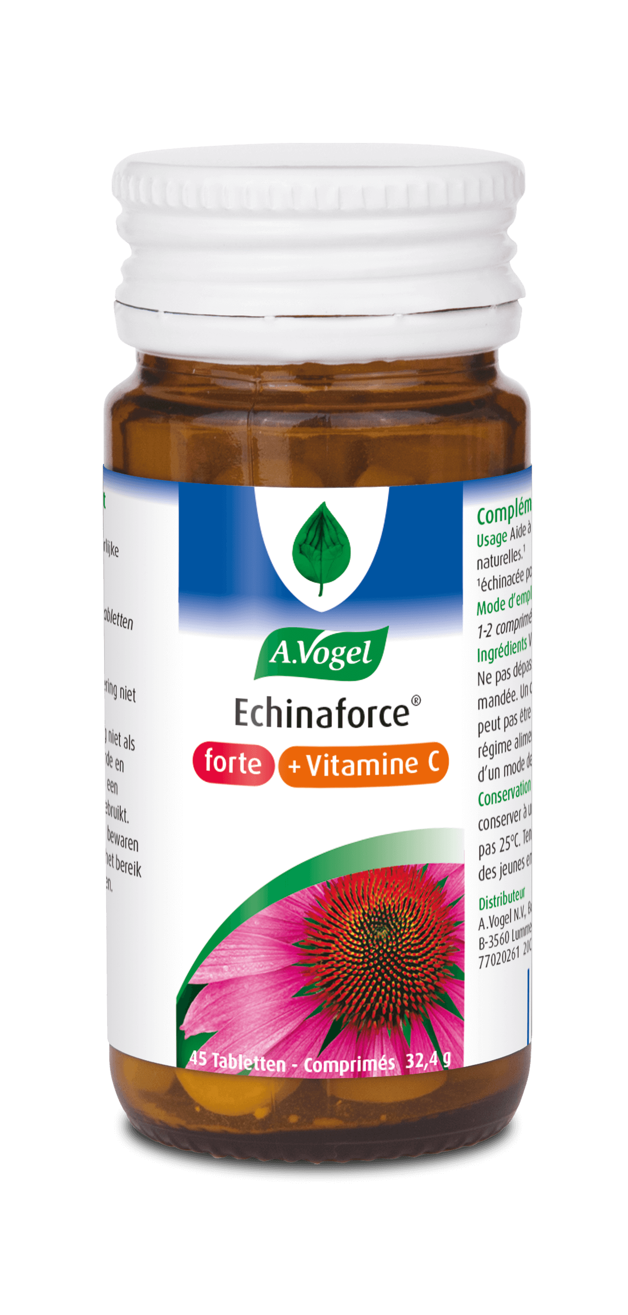 Echinaforce forte + Vitamine C Versterkt de weerstand A.Vogel producten